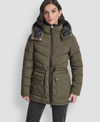 Women's Shine Hooded Anorak Puffer Coat
