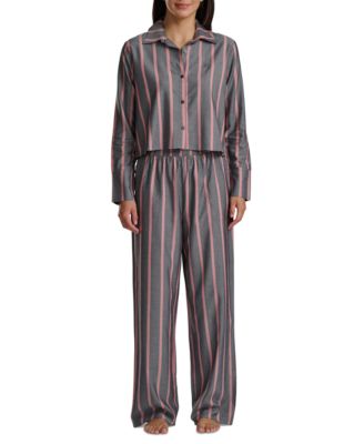 Women's Long Sleeve Top and High-Waist Pant Set