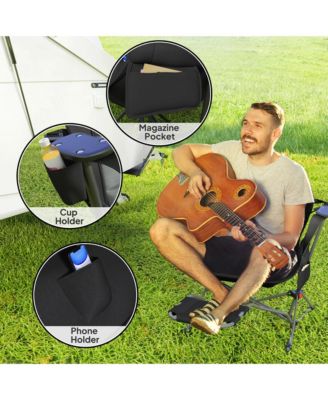 Hammock Camping Chair Set of 2 with Adjustable Back, Dark