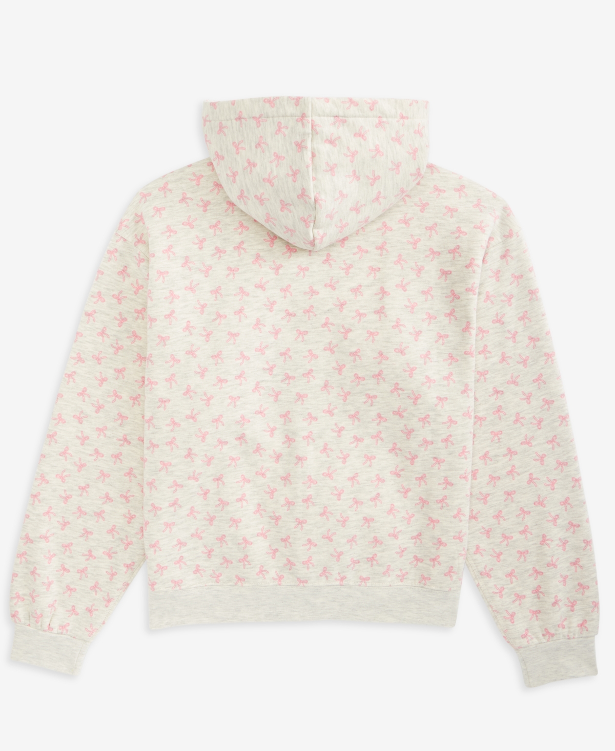 With Jules Girls 7-16 Printed Zip Hoodie In White