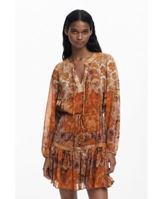 Women's Boho Paisley Dress