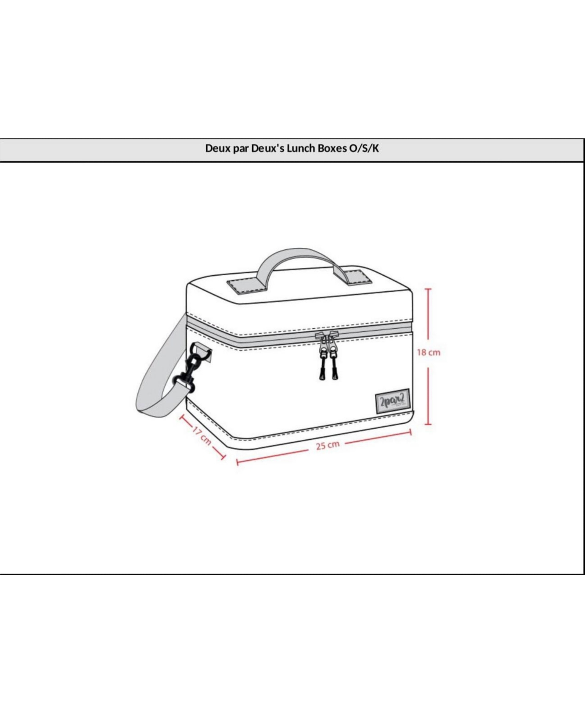 Deux par Deux Girl Lunch Box Lilac Cat Print - Toddler|Child