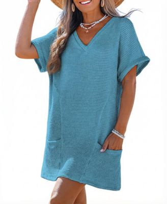 Women's Sunny Days Cover-Up Mini Beach Dress