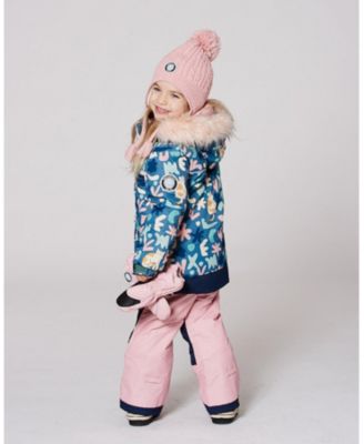 Girl Winter Mittens Play Dusty Pink - Toddler|Child