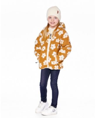 Girl Mid-Season Sherpa Jacket Light Beige - Child