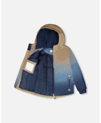 Boy Two-Piece Chill Outerwear Set with Light Insulation Navy Blue - Toddler|Child