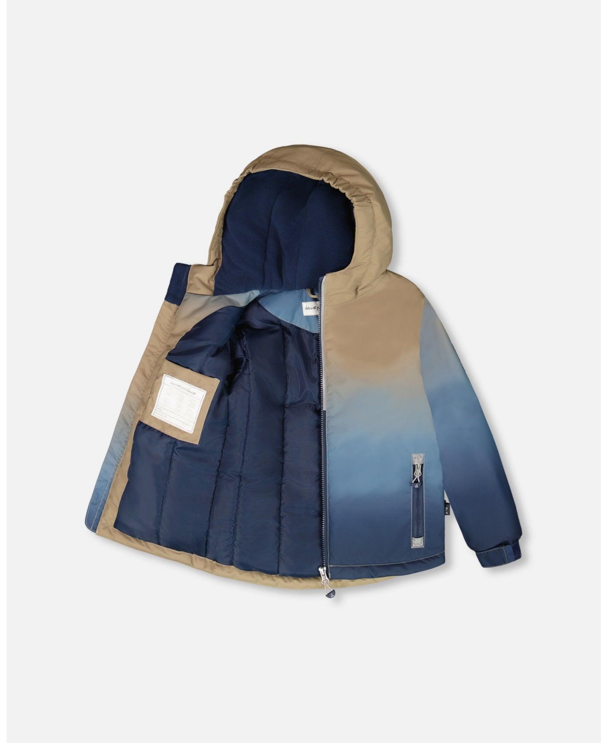 Deux par Boy Two-Piece Chill Outerwear Set with Light Insulation Navy Blue