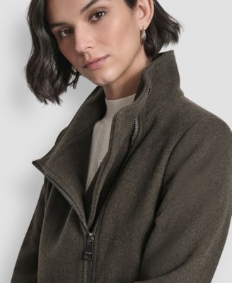 Women's Asymmetrical Zip Coat