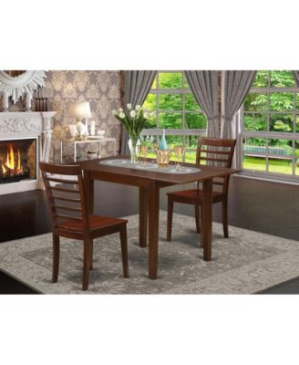3-piece Mahogany Dining Room Set