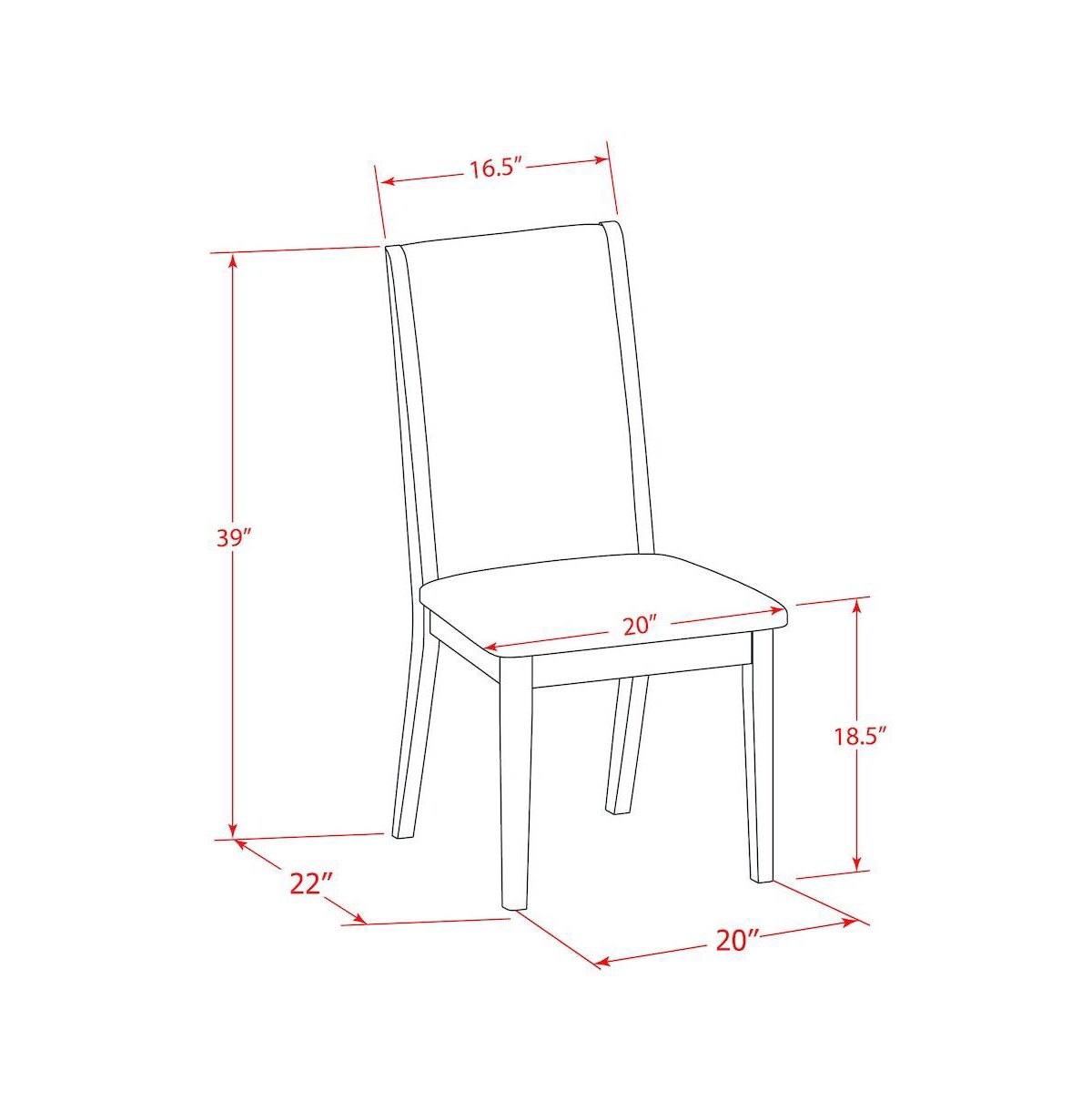 East West Furniture Dining Room Set Natural