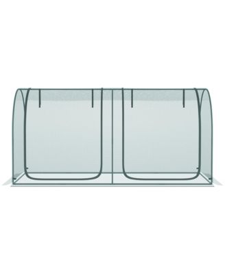 8 x 4ft Crop Cage with Two Zippe Doors and Storage Bag