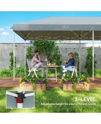 10' x 20' Pop Up Canopy with 6 Sidewall Mesh Nettings,