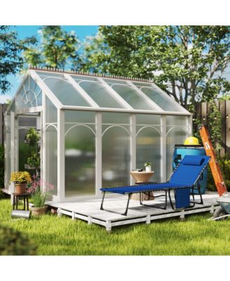 Folding Chaise Lounge ning Chair w/ Adjustable Back