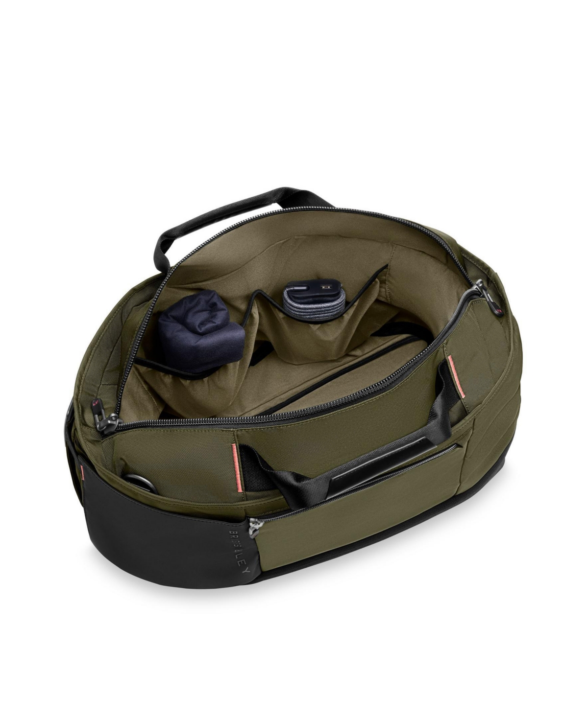 Briggs & Riley Expandable Overnighter In Green