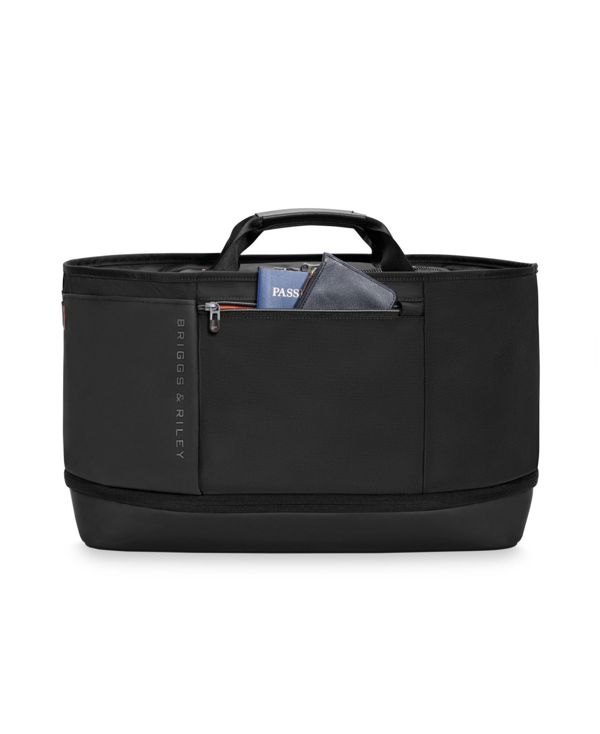 Briggs & Riley Expandable Overnighter In Black