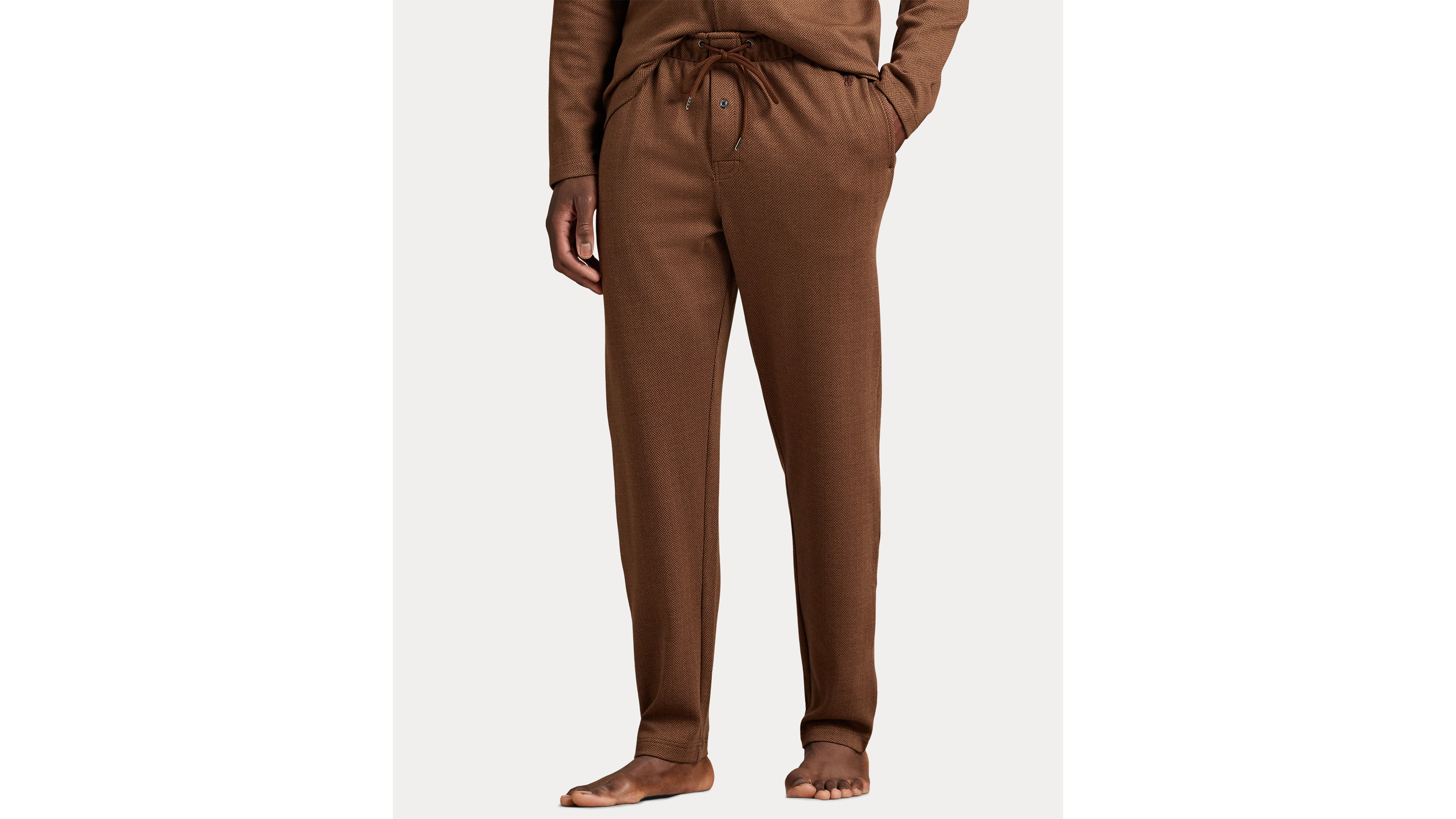 Polo Ralph Lauren Men's Herringbone Drawstring Pajama Pants