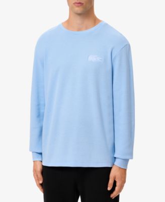 Men's Exclusive Crocodile Waffle-Knit Thermal Shirt