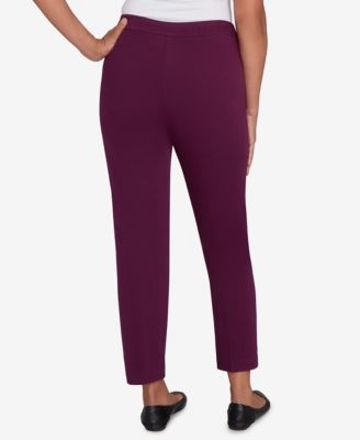 Petite Urban Legend Fitted Twill Medium Length Pants