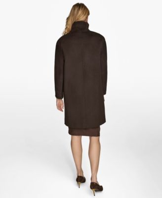 Women's Stand-Collar Single-Breasted Coat