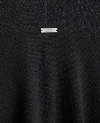 Ruana with Shine Border