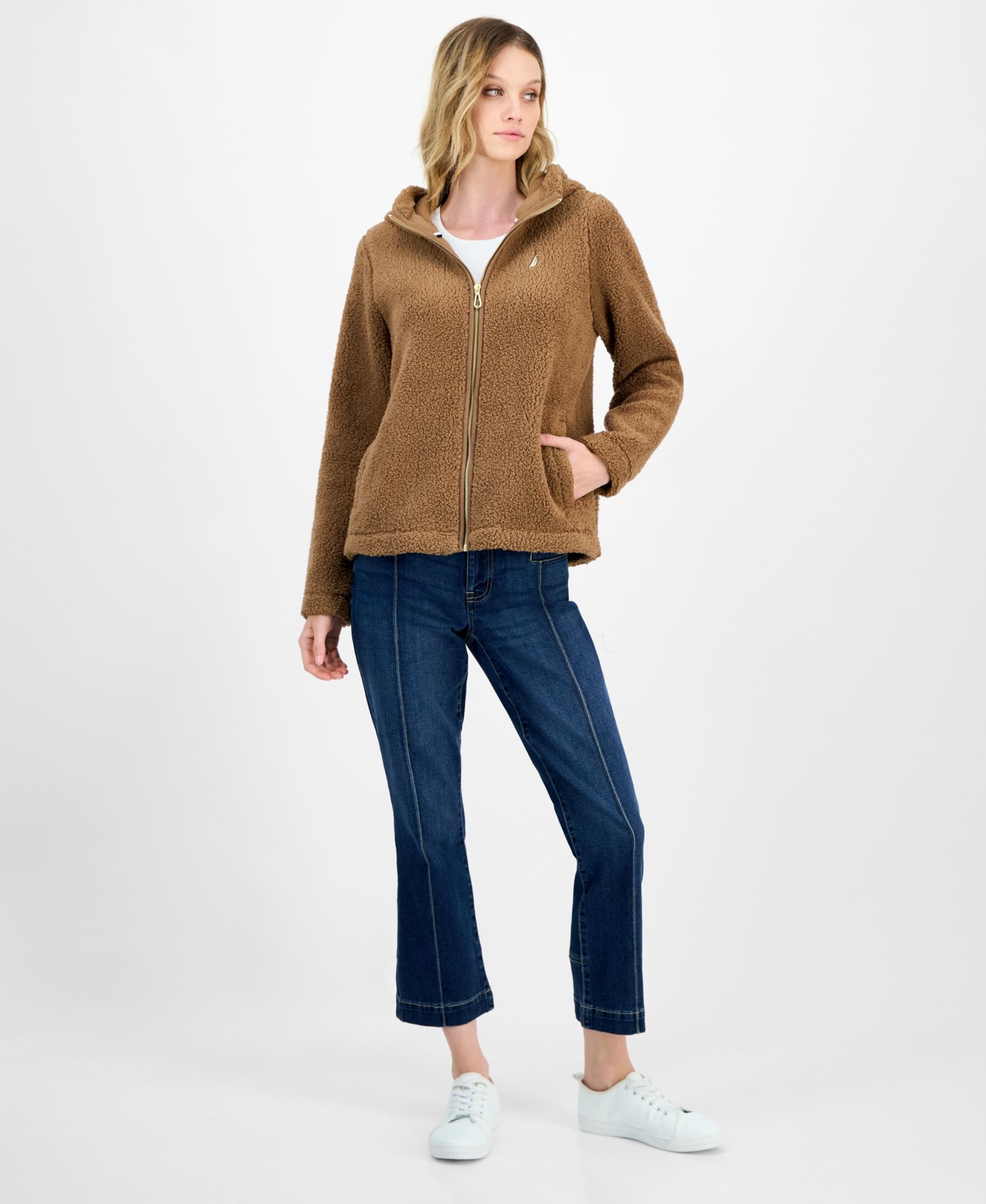 Nautica Women's Zippered Fleece Jacket