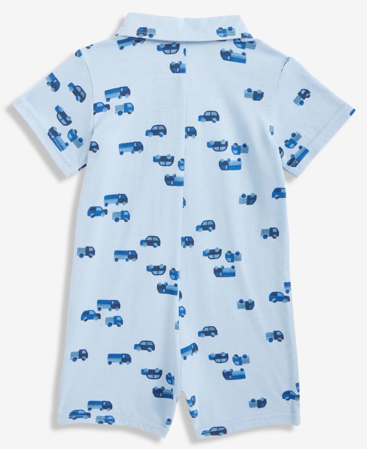 First Impressions Baby Boys (0-24) Geo Trucks Sunsuit, Macy's Exclusive In Blue