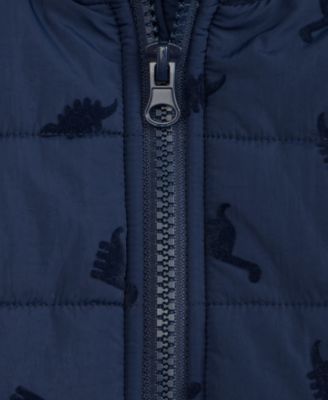 Baby Boys Hooded Dino-Flocked Jacket, Macy's Exclusive