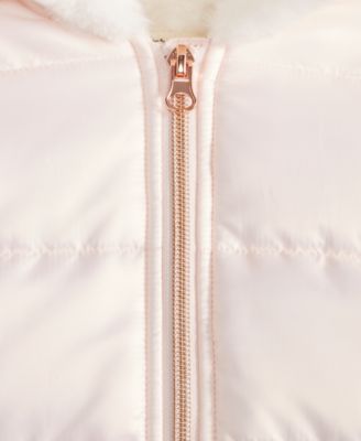 Baby Girls Iridescent Hooded Jacket, Macy's Exclusive