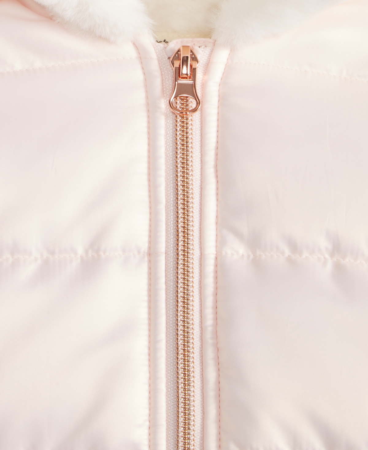 First Impressions Baby Girls Iridescent Hooded Jacket, Macy's Exclusive In Neutral