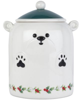 Winterberry - Polar Bear Lidded Canister