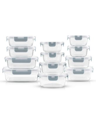 24-Pc. Glass Storage Containers with Lids