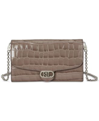 Adair Croc-Embossed Leather Small Crossbody