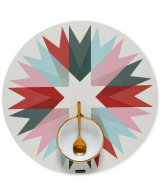 Chilewich - Ribbon-Print Round 15" Placemat