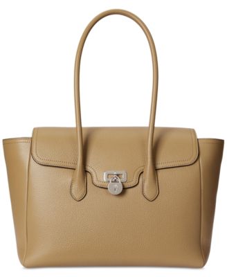 Pebbled Leather Extra-Large Tanner Satchel
