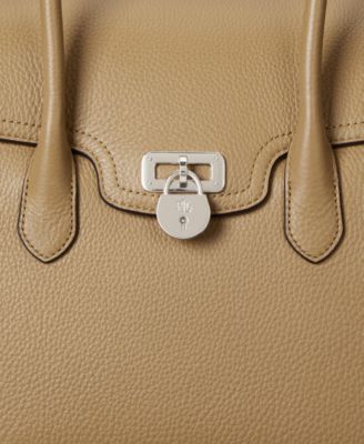 Pebbled Leather Extra-Large Tanner Satchel