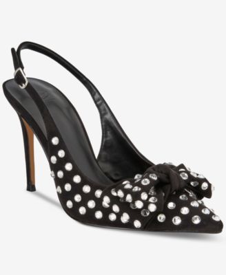 AAJ By Aminah - Women's Gemma Bow Slingback Pumps