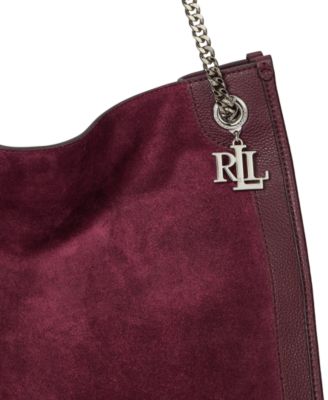 Suede Large Bradley Shopper Tote Bag