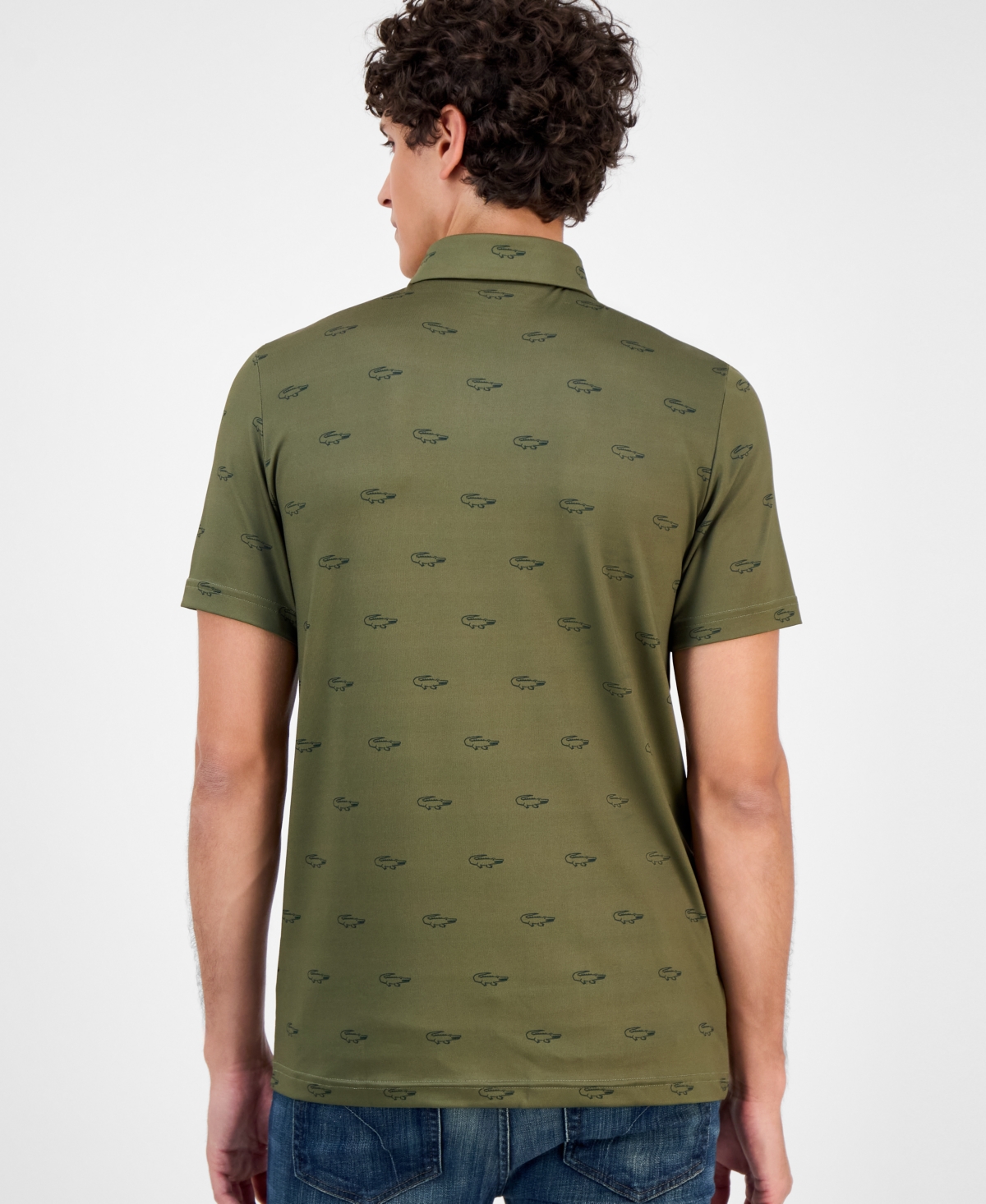 Lacoste Men's Regular-fit Golf Performance Polo In Green