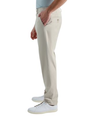 Sport Travel Performance Straight Fit Flat Front Pants