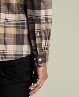 Men's Plaid Long-Sleeve Shirt