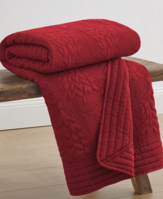 O Christmas Tree Reversible Quilted Throw, 50" x 60"