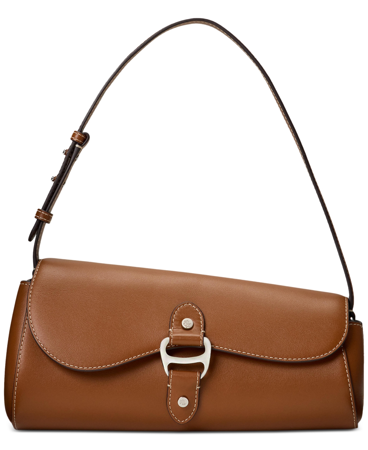 Ralph Lauren Tasha Small Shoulder Bag In Brown