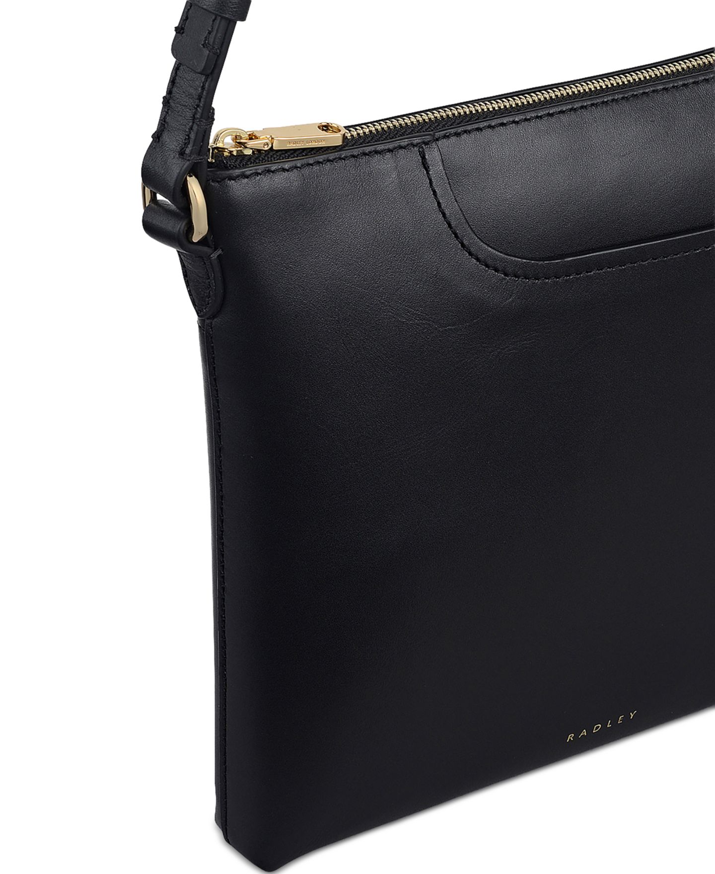Женская сумка Radley London Pockets Mini Leather Ziptop Crossbody, цвет: Чёрный — фото 3