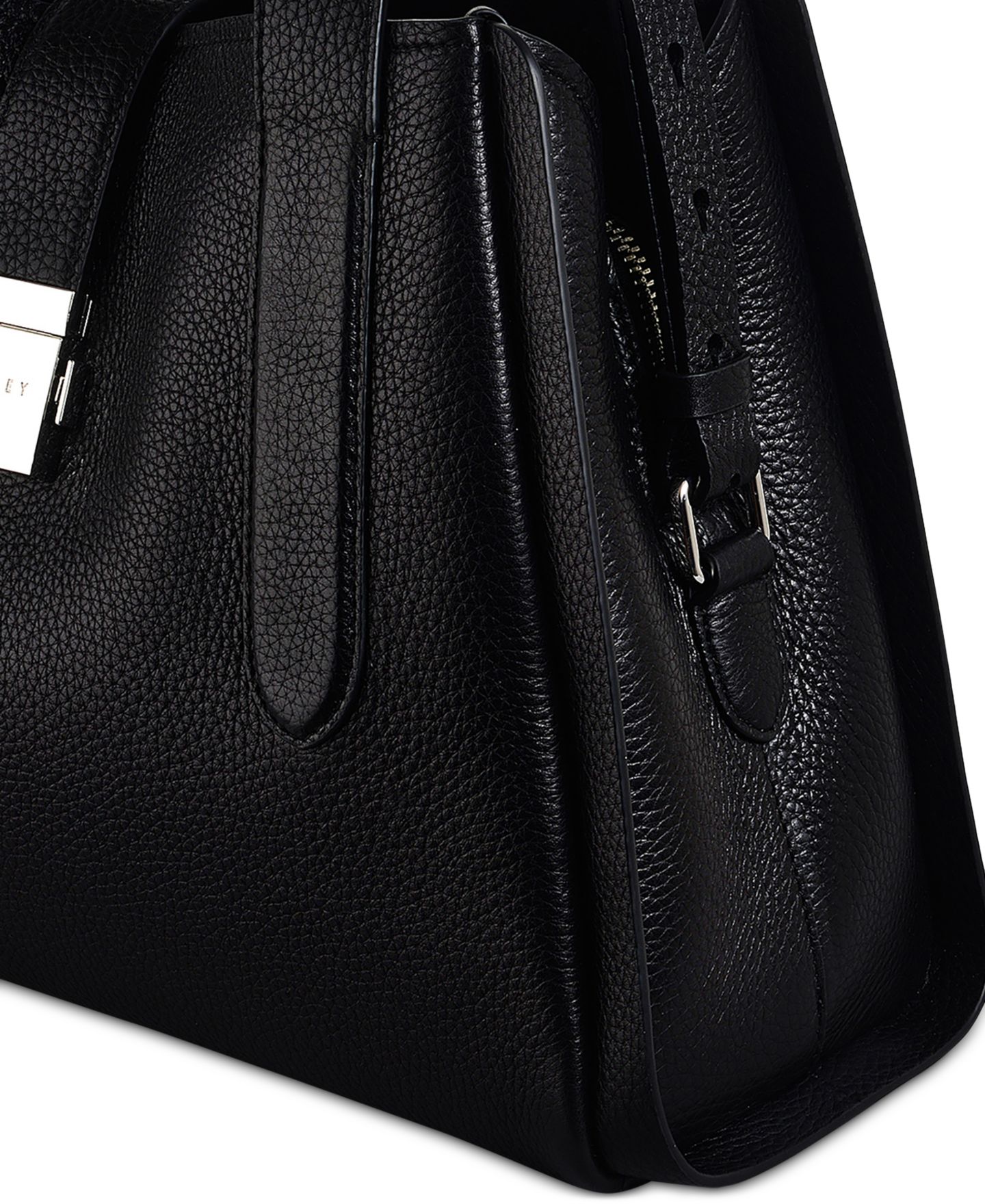 Женская сумка Radley London Sloane Mews Medium Zip Top Grab Satchel, цвет: Чёрный / Серебряный — фото 3