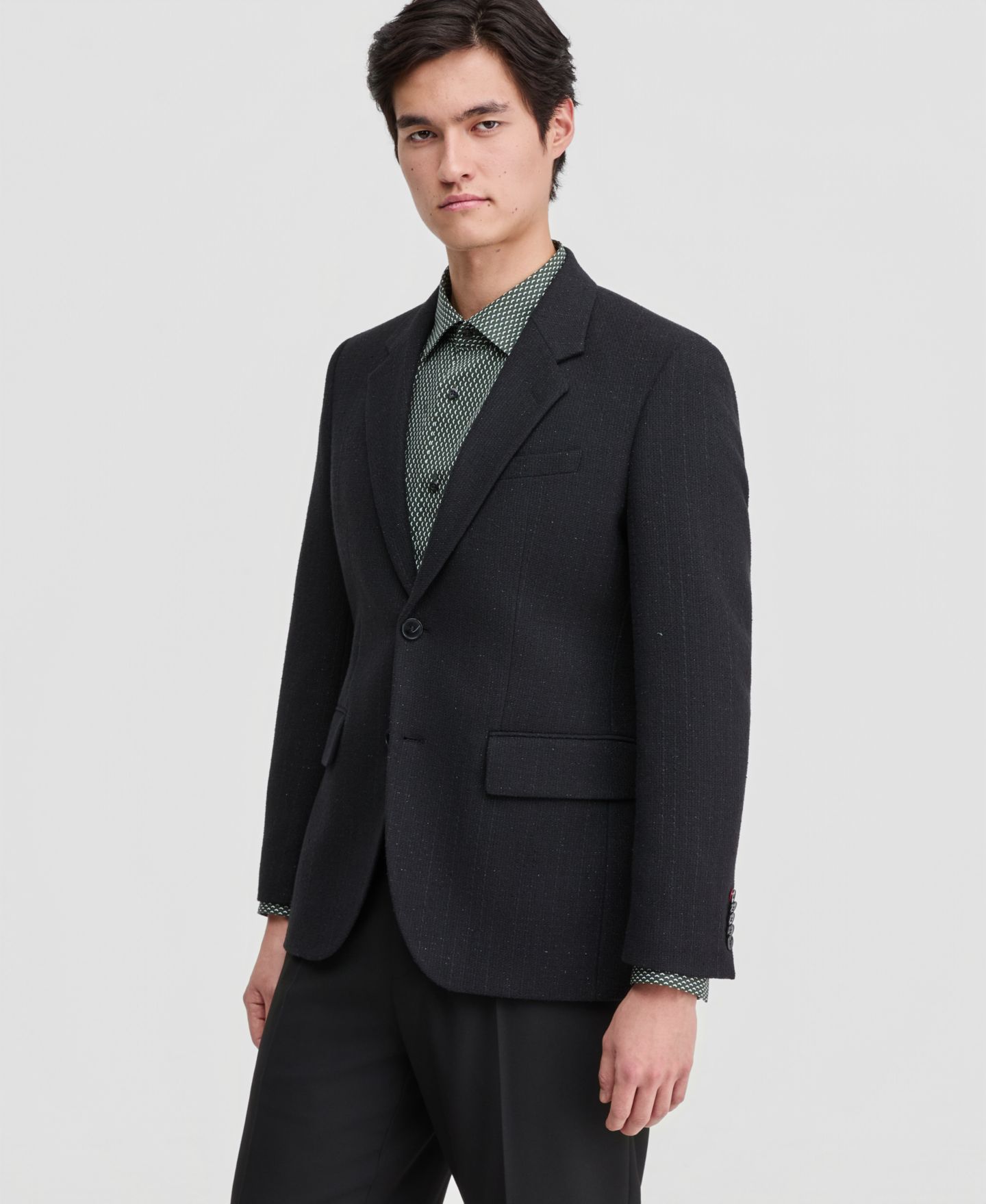 Мужской пиджак Hugo Boss Modern-Fit Sport Coat, цвет: Чёрный — фото 1