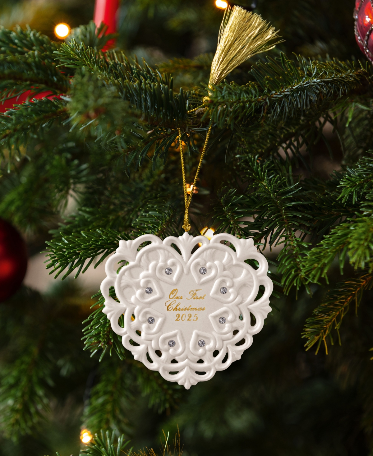 Villeroy & Boch 2025 Heart Ornament In White