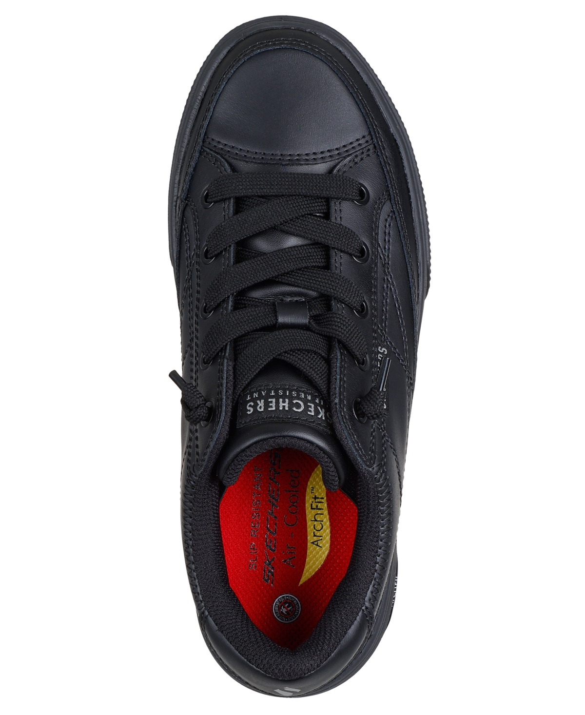 Skechers Women's Work Slip-resistant: Arch Fit Arcade Casual Work Sneakers From Finish Line In Black
