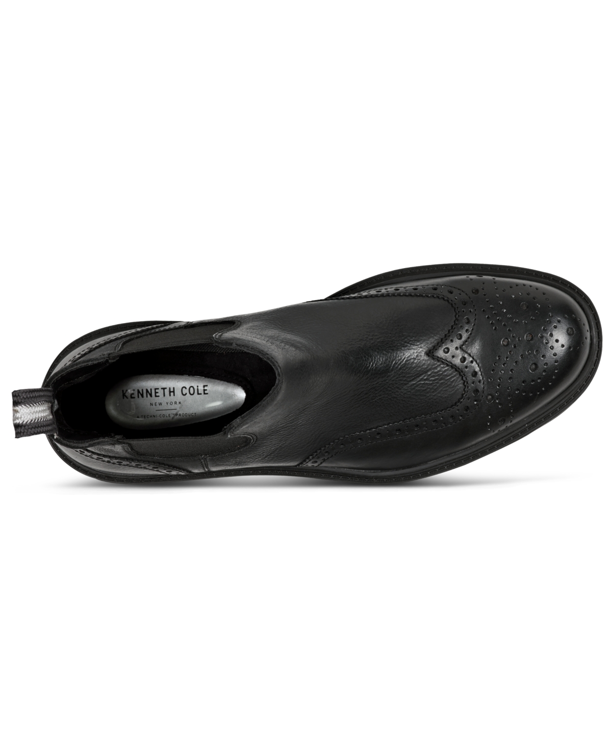 Kenneth Cole New York Frank Wingtip Chelsea Boot In Black
