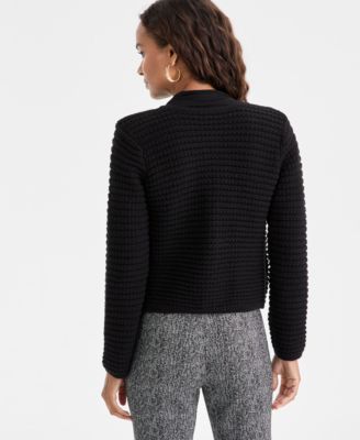 Petite Yarn-Blend Button-Down Cardigan Sweater, Created for Macy's