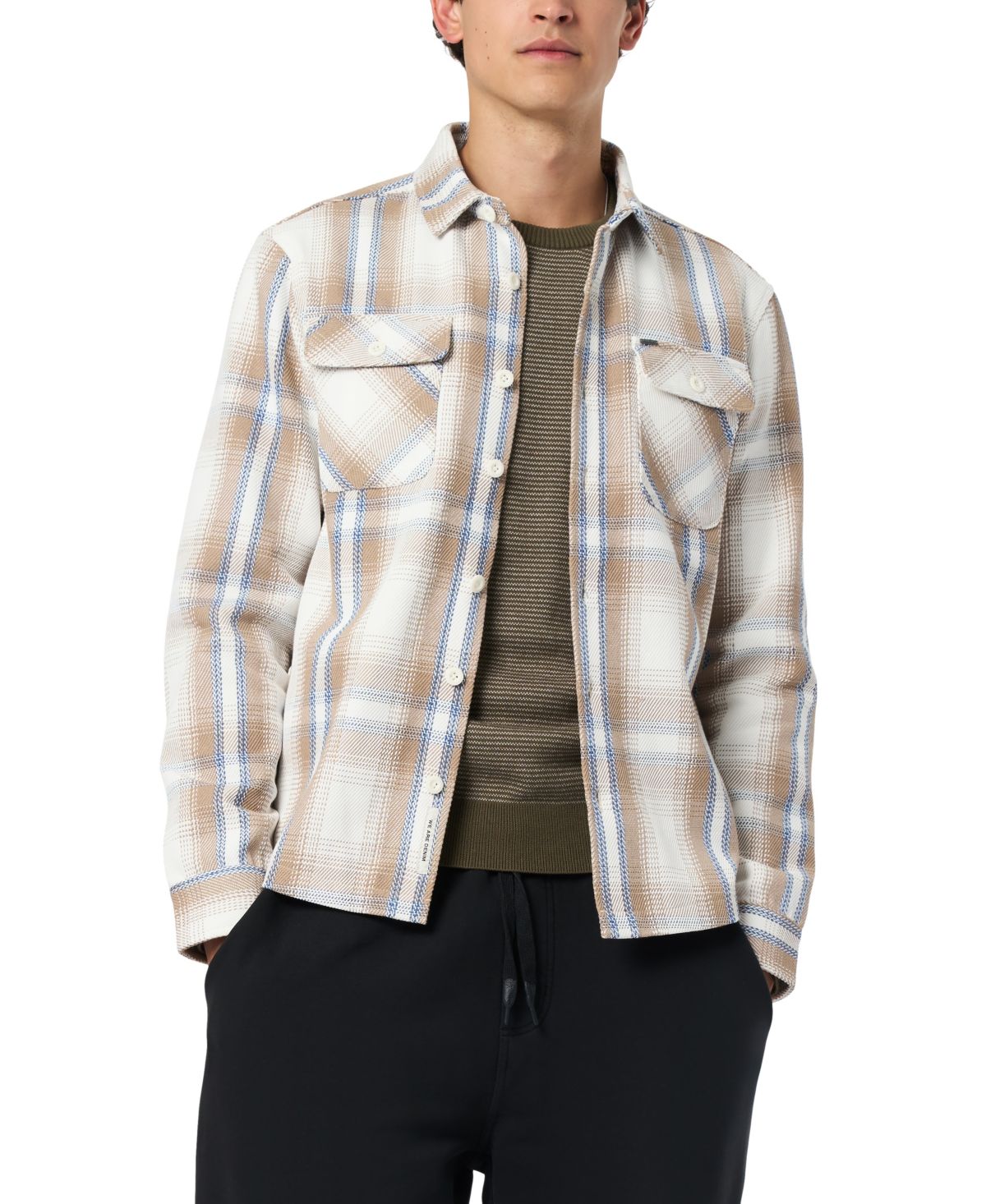 Мужская рубашка Samme Regular Fit в клетку с рисунком